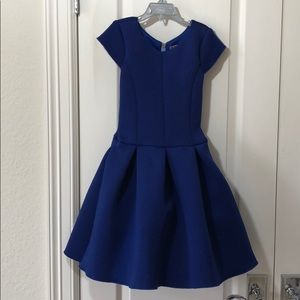SOLD Zoe LTD blue neoprene dress 8/10